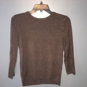Brown long sleeve  (can buy necklace separate)